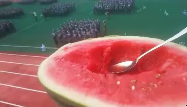 小学吃瓜,小学生们的欢乐食趣